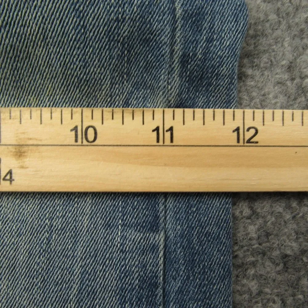 Levis 502 Jeans Mens 36x31 Blue Taper Fit Faded Red Tab‎ Distressed